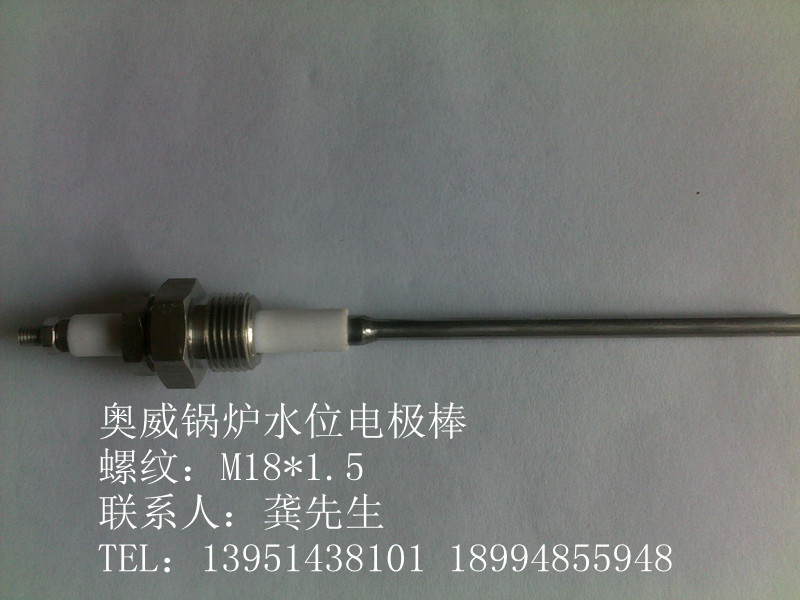 M18*1.5(SUS316不锈钢棒)蒸汽热水锅炉单根一体水位电极棒