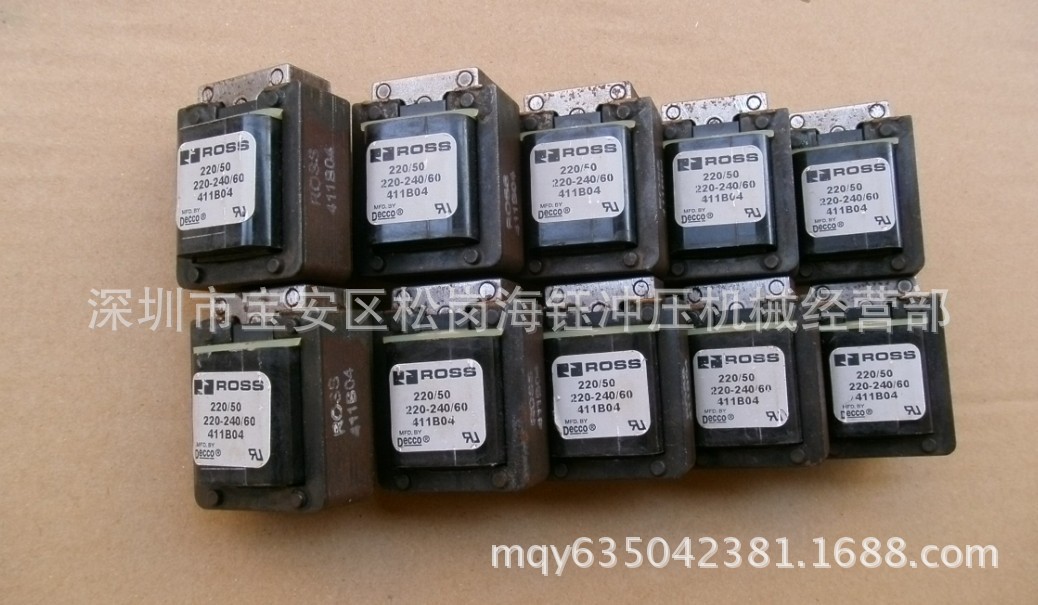 ROSS单联电磁阀线圈411B04,ROSS单线圈411B04 DECCO广东现货销售