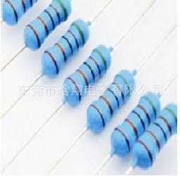 供应金属膜电阻器1/6W 1/8W 1/2W 1W 2W 3W