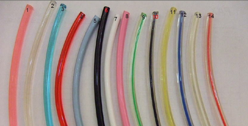 厂家直销PVC胶条 双色跳绳胶条 包芯胶线 凉衣绳