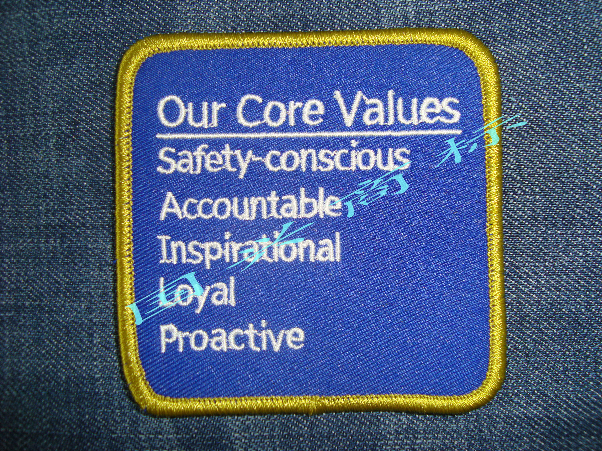 品质保证 量大从优  专业订做优质山西绣花章 绣花肩章t恤商标