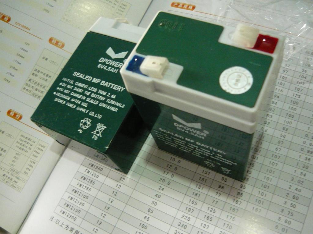 生产批发3-FM2.8AH 6V2.8AH3A2.3AH 6V4AH免维护铅酸蓄电池