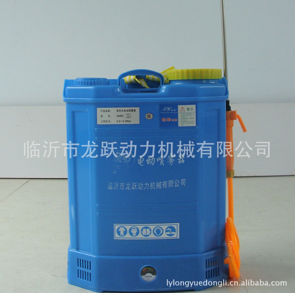 电动喷雾器 用12V电瓶 植保机械 电动打药机 龙跃公司  农业机械