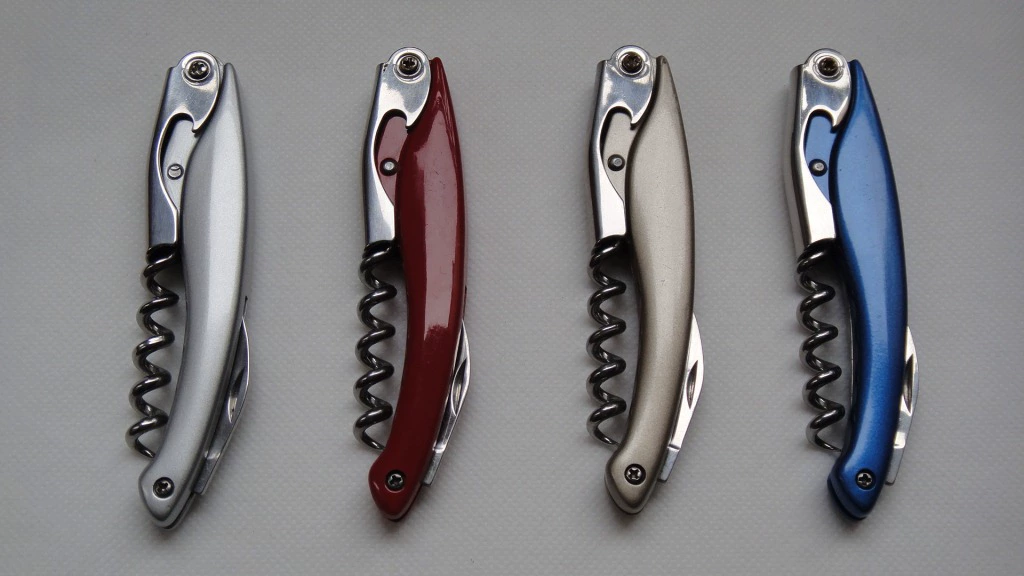 KS012 red wine bottle drill opening tool aluminum handle enable bottle
