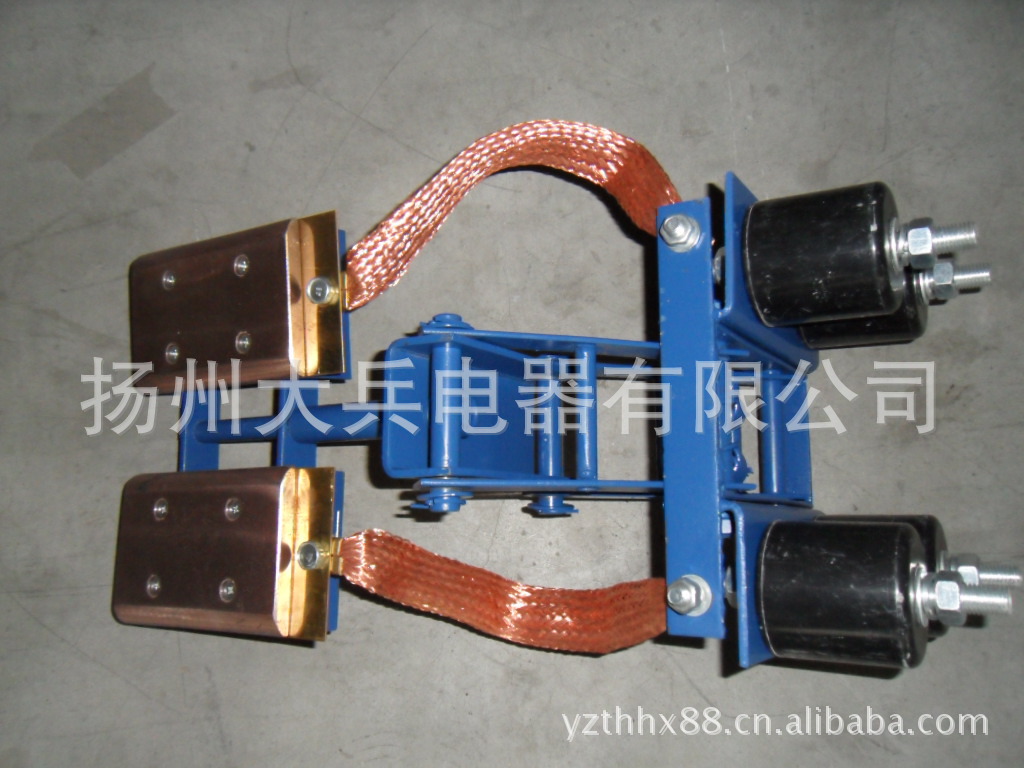 双碳刷集电器,钢铁厂集电砣