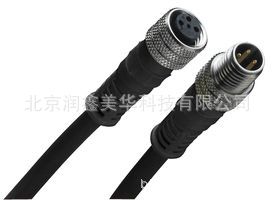 供应BRAD各式120006-0051连接线 M12-M12 4P 公/母 PUR 3