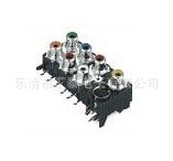 厂家直销RCA莲花座接口 AC-DC电源插座插口 开关