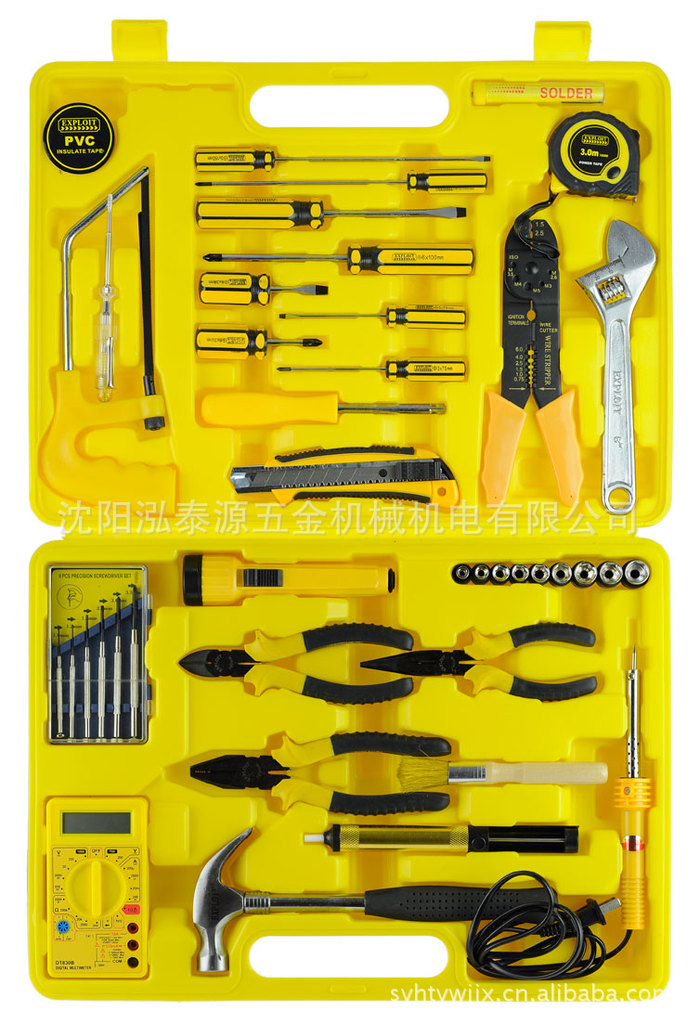 exploit/开拓 43PC工具套装 家用五金工具组合090001多功能