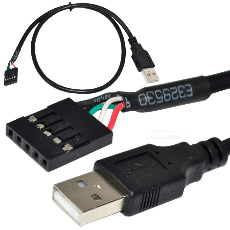 USB-кабель AM/DuPont 2.54/1*5P USB файловый провод