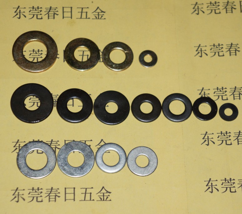 供应M3-24铁质平垫片，平华司，铁垫圈，平介子，组合螺丝配套