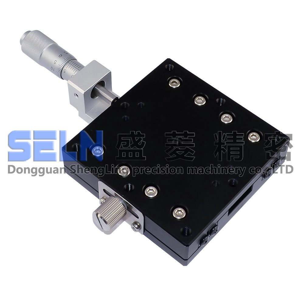 供应 70*70 X轴 LX70-C 精密型 微调架 可调平台 手动位移滑台