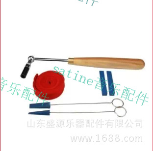 11钢琴调律维修工具 枣木6件套 含工具包