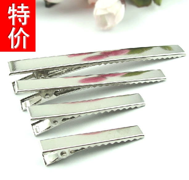 DIY бант аксессуары для волос головной убор шпилька аксессуары, плоский квадратный зажим одно слово утка зажим для счета материал ручной работы, шпилька