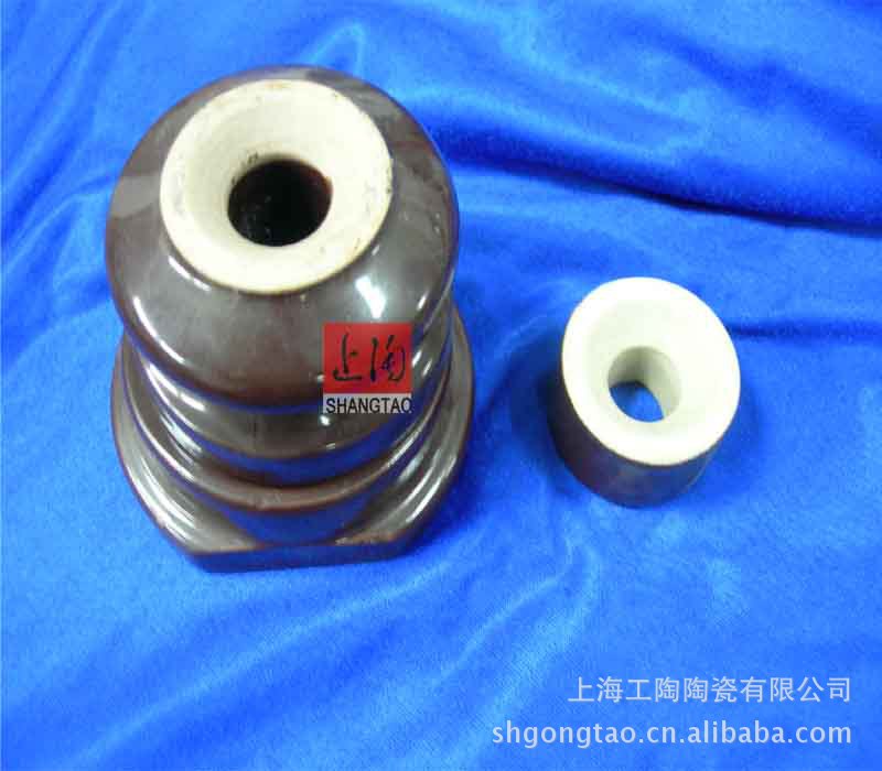 耐高压瓷瓶绝缘子 陶瓷隔离柱 绝缘瓷瓶绝缘柱(图)