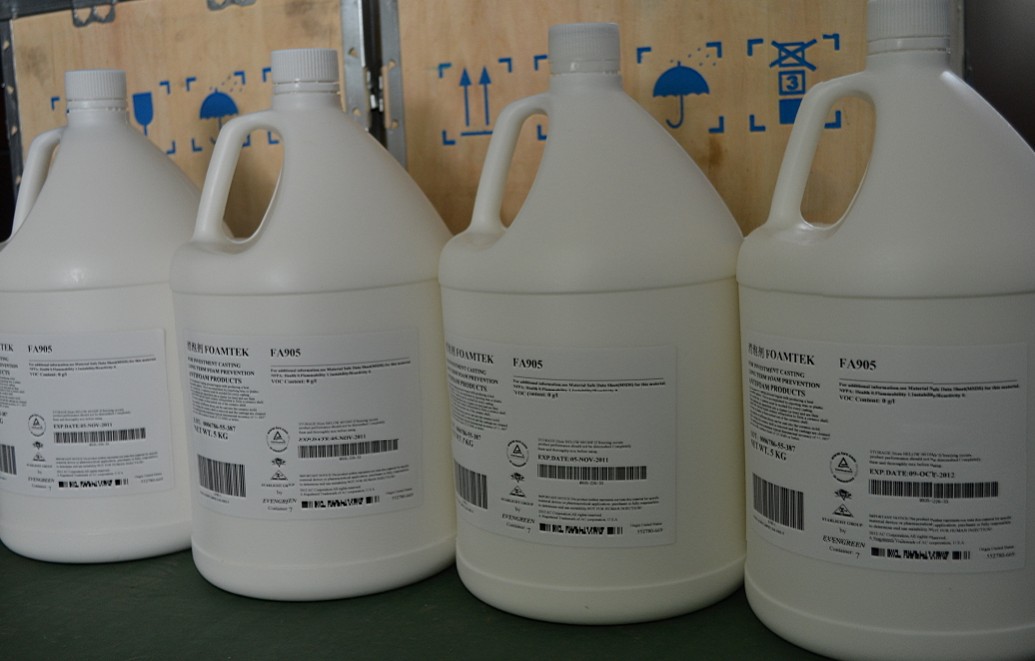 精密铸造涂料消泡剂FA905 消泡效果明显 铸造工厂实践性能优异