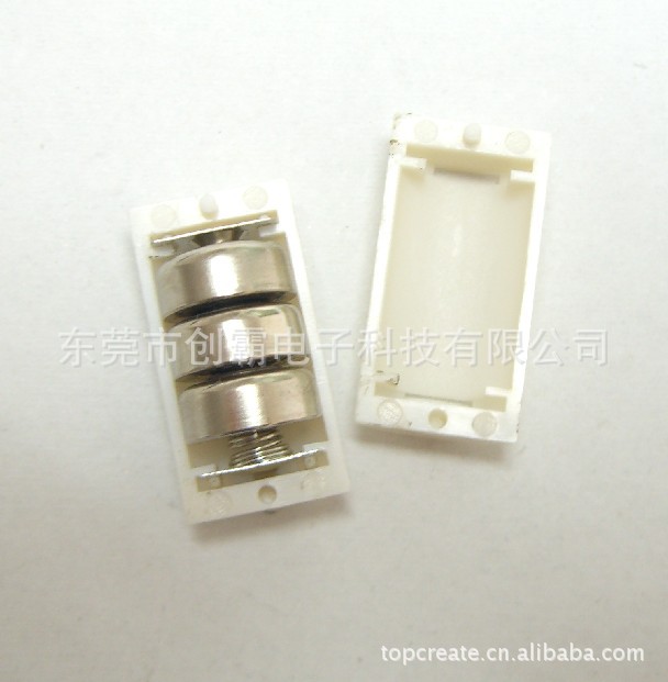 供应L1154/LR44/AG13圆形电池盒钮扣电池盒圆柱形电池盒