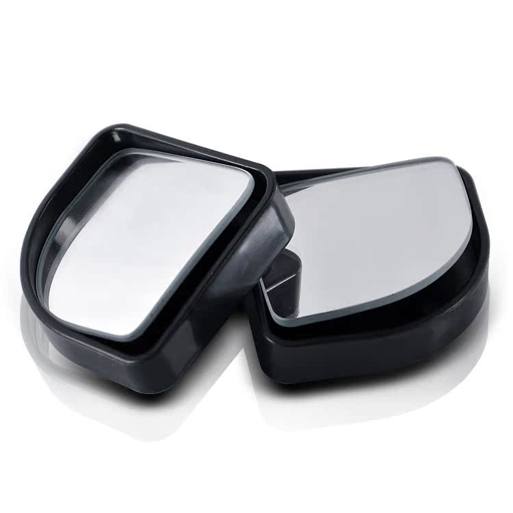 3R Mirror Blind Spot Mirror No Blind Spot Auxiliary Large Vision Wide Angle Mirror Rear View Mirror Fan-shaped Rear View Mirror Black/silver