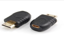 高清C 公 TO D TYPE 母头 Micro HDMI母 转 Mini HDMI 公 转接头