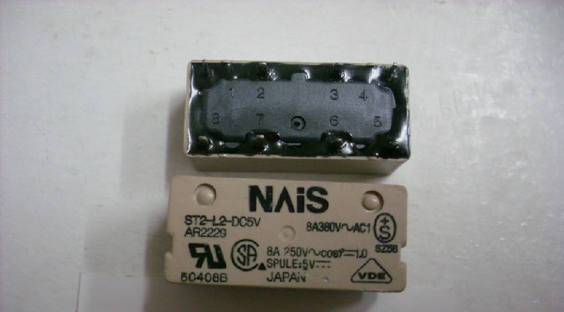 ST2-L2-DC5V-F AR2229F  全新原装松下双线圈功率继电器