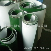 PVC綠色 白色輸送帶 工業皮帶 	爬坡帶 草紋帶