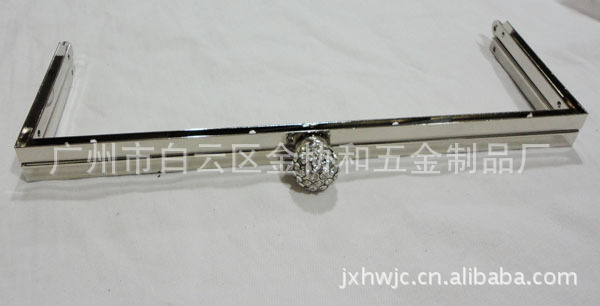厂家手袋铰配件五金 新款晚装钱包铰 银包较夹组合铰 折角侧口铰