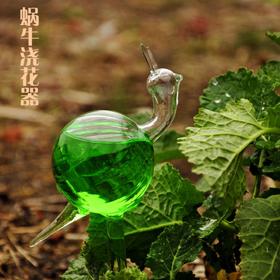 手工制作玻璃蜗牛浇花器 自动浇花 创意新奇特产品厂家批发JHQ002|ru