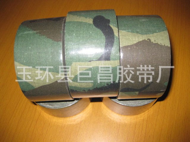供应迷彩布胶带 户外从林用迷彩布胶带