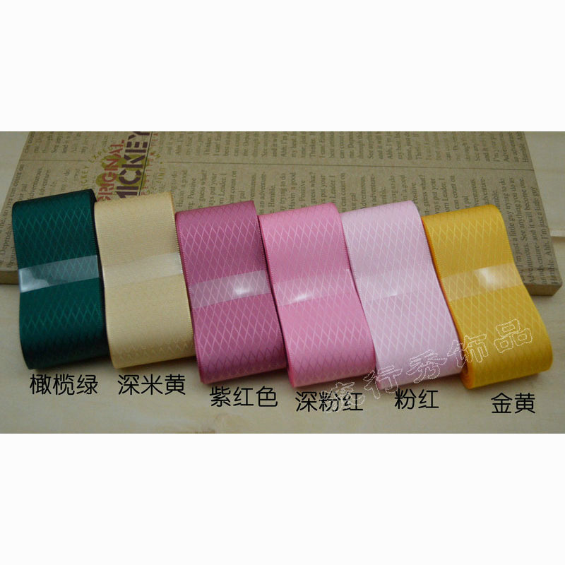 小额批发 3.8ＣＭ棱型缎带 涤纶带 涤纶罗纹带 F016