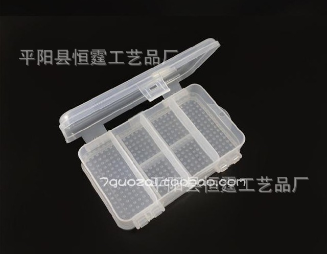 厂家供应批发双层10格透明塑料收纳盒直销各种药盒可定做LOGO