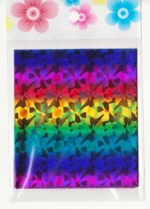 Factory direct supply of starry sky stickers, nail stickers, nail transfer decals, packaged in bags.