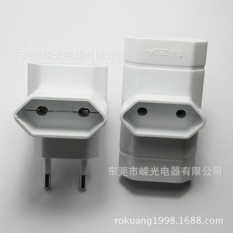 RK-34A 欧规插头 一转三欧式插座 欧洲转换器 一出三欧规插座