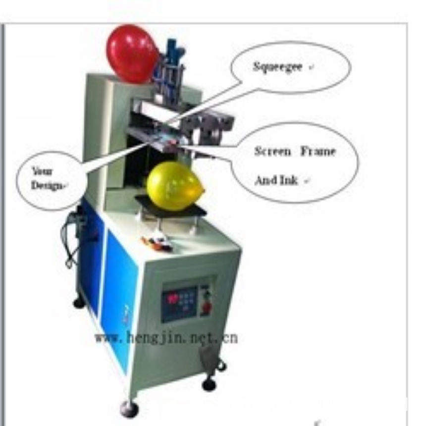 Dongguan wholesale balloon Silk screen printing machine balloon Silk screen printing machine Which family Dongguan Heng Jin Produce printing silica gel balloon