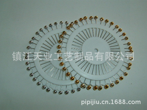 金色/银色 圆盘针定位珠针 婚礼用针 制作精良 品质创优