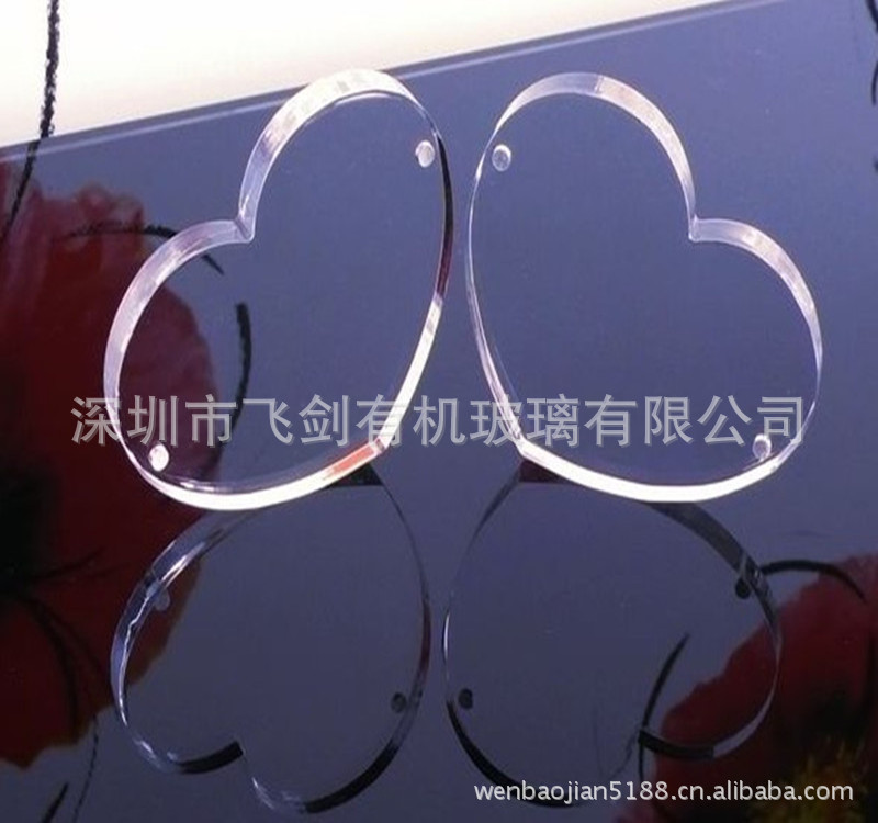 工厂特定工艺礼品 高透明亚克力心形相框异性相框个性有机