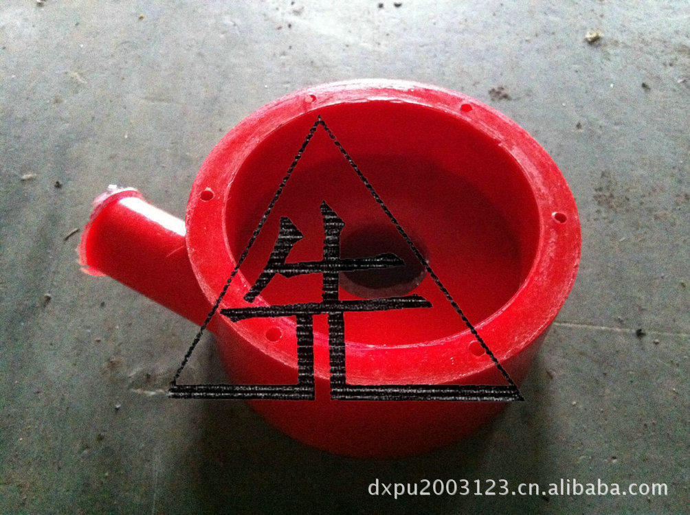 聚氨酯砂泵 聚氨酯泵体  喷砂设备用聚氨酯砂泵浇注聚氨酯异形产