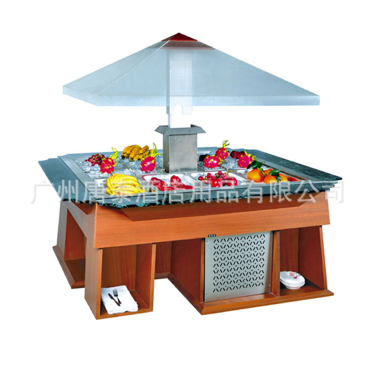 唐泰TONTILE自助餐用品E-P18502L8开放式双槽沙拉台