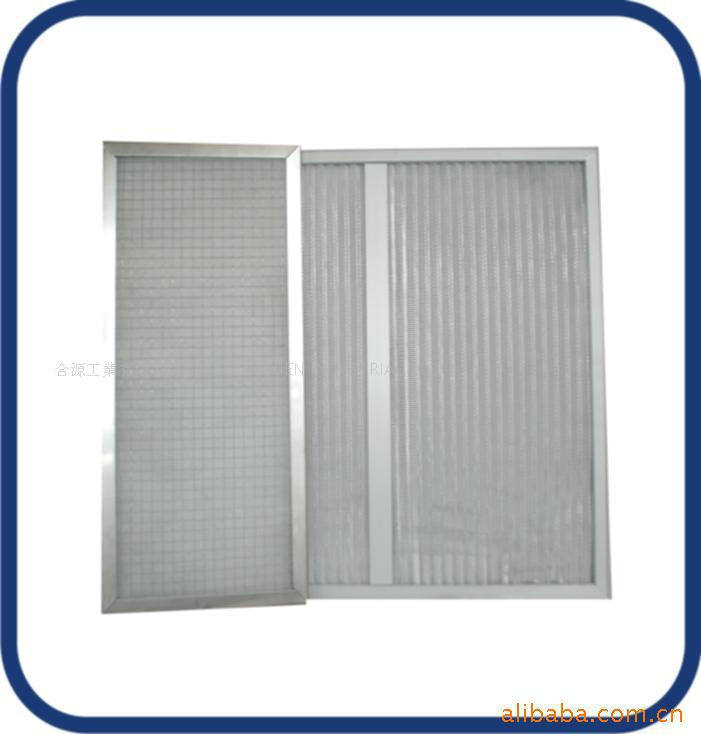 供应空气隔尘网鋁框 隔油隔粉除异味隔尘网 空气折叠过滤器尘网