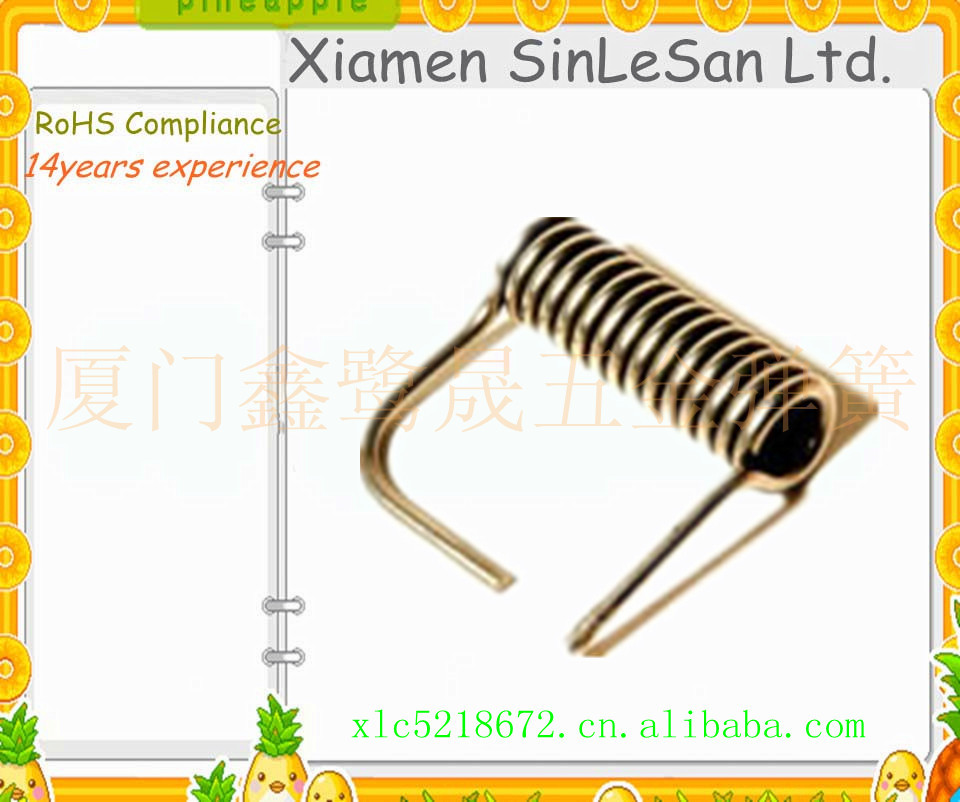厦门鑫鹭晟五金弹簧专业加工生产各式扭簧，材料供选