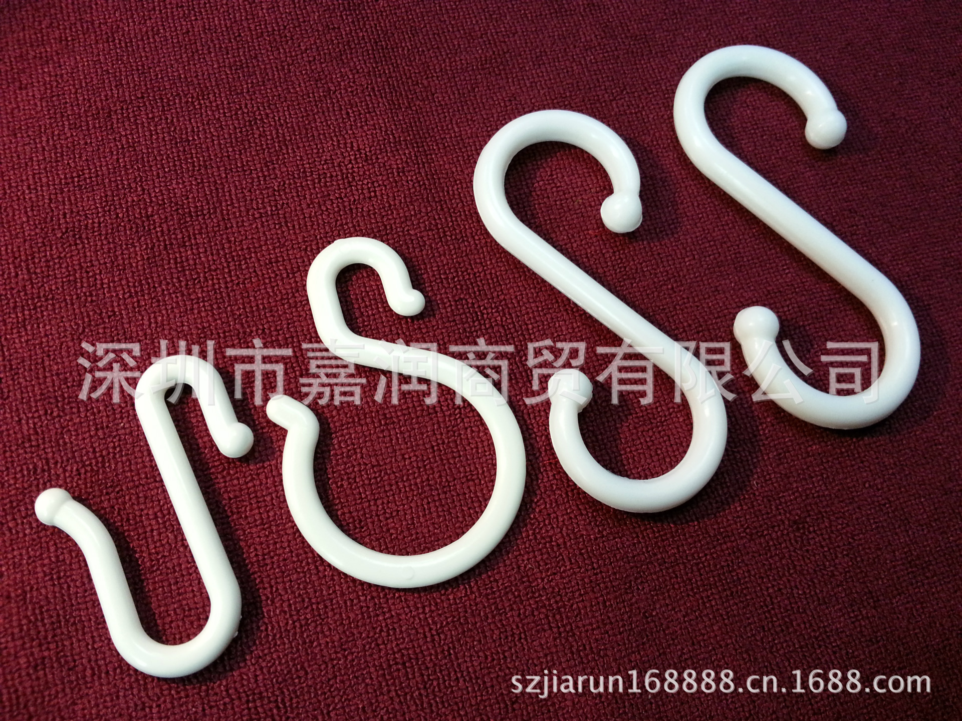 供应塑料挂钩S型挂钩展示挂钩ABS挂钩小商品挂钩S钩