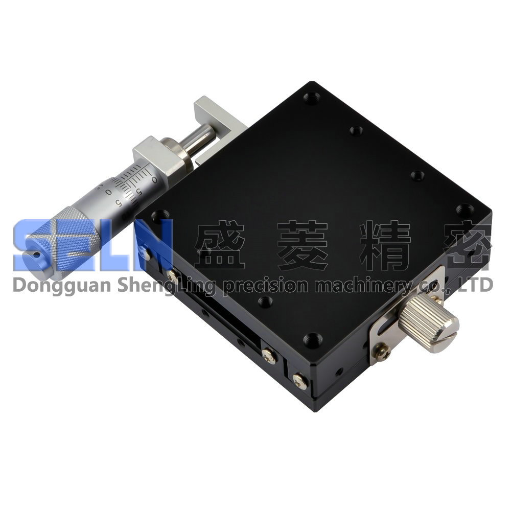 供应 台面60*60 X轴 LGX60-L微调架线性导轨型手动可调位移平台