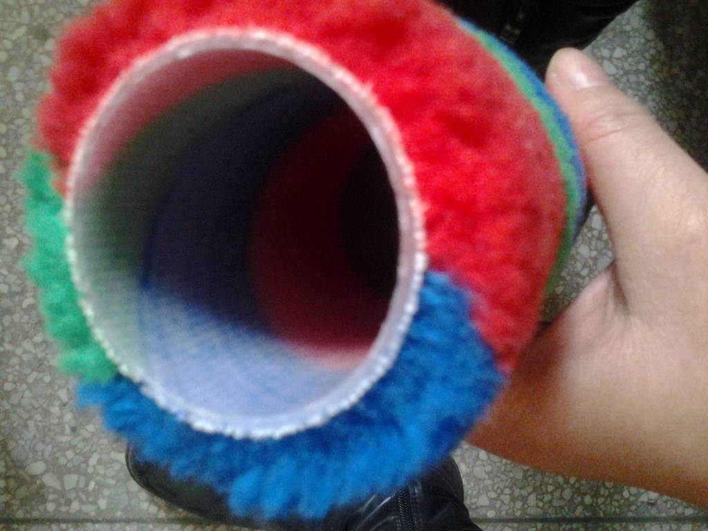 【厂家直销】热熔滚筒刷多彩9寸 耐油性滚筒刷