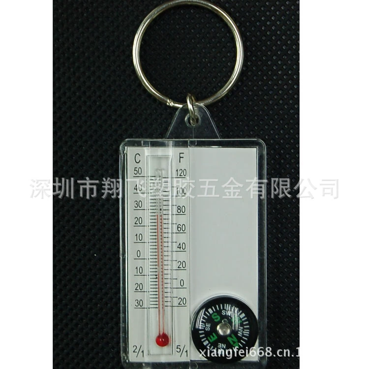 Брелок термометр с компасом производитель рекламный подарок ремесла фабрика Шэньчжэнь