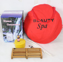 免充气式家用蒸汽桑拿浴箱 折叠式移动汗蒸房 保健熏蒸机 排汗机