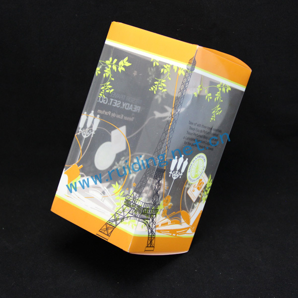 供应iphone4耳机 PET透明塑胶包装盒 pvc塑料盒 pvc柯印胶盒订制