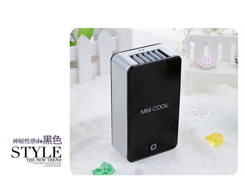 Factory direct iPhone modeling palm mini air conditioner fan USB vane fan charging fan, single note color8