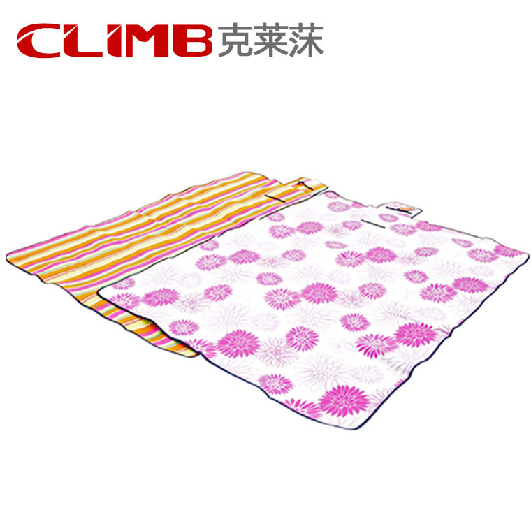 잔디 공원 방습 바닥 매트 야외 캠핑 3 인용 스웨이드 알루미늄 호일 피크닉 매트 아기 크롤링 비치 매트