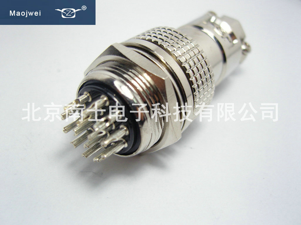 MAOJWEI 重强 19M 14芯 航空插头 定位插座 19mm 防护等级IP55
