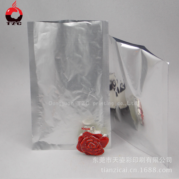 厂家定制 铝箔真空食品袋 复合食品袋  铝箔茶叶袋 密封性好