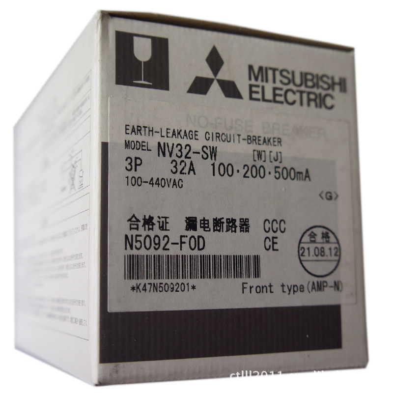 供应 三菱 断路器低压断路器塑壳式断路器NF125-CWB 100A