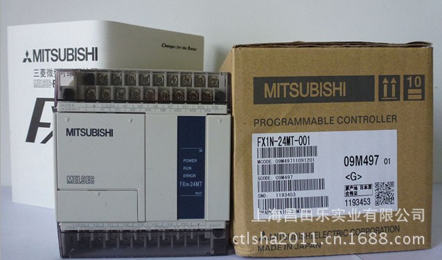 供应三菱PLC FX1N-24MT-001原装